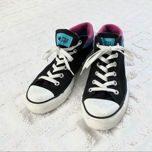 Black and white converse SOLD